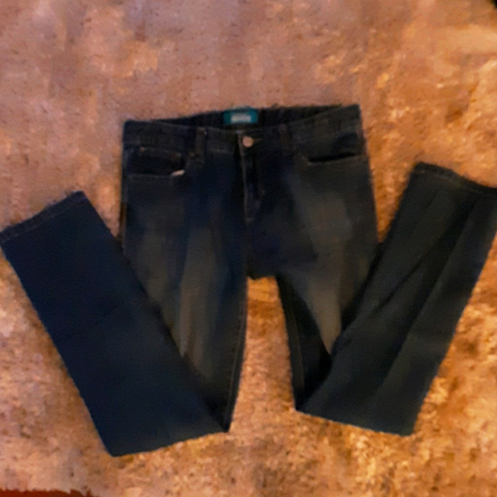 Old Navy Skinny medium wash stretch blue jeans classic 5 pocket size 14 β¦EUC